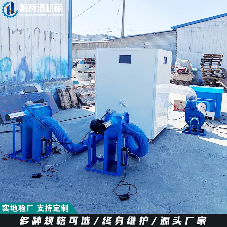 抱枕枕芯充棉机 储棉箱式双口填充机 U型枕头婴儿坐垫充填机械