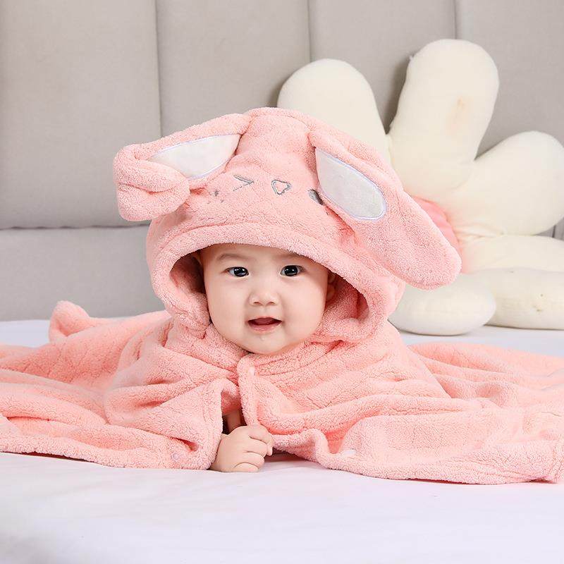 卡通婴儿浴巾斗篷儿童抱被宝宝儿童盖毯大象浴袍加厚吸水四季速干,居家布艺,浴裙/浴袍/浴衣,淘宝优惠券,粉丝福利购,淘宝优惠卷