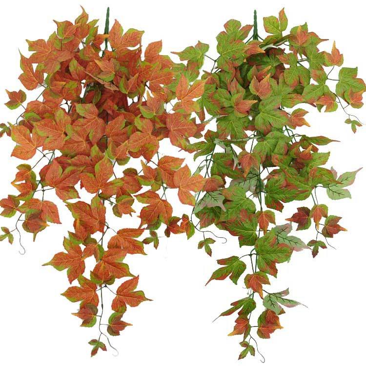 仿真植物壁挂家居绿植墙面装饰塑料藤条壁挂吊篮花背景墙绿叶垂吊