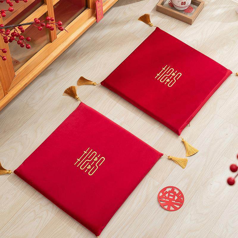 锁美家居抖音小红书敬茶跪垫丝绒结婚婚礼布置喜字坐垫抱枕喜乐,节庆用品/礼品,陪嫁用品套装,淘宝优惠券,粉丝福利购,淘宝优惠卷