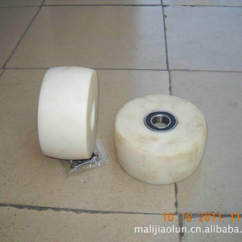 知马力ZMaLi 超重型白色尼龙单轮 承载1.5吨 工业使用脚轮