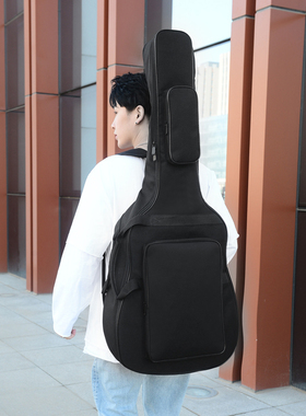 40 41 42 43寸加厚防水防震民谣E吉他包 加厚双肩手提吉他袋乐器