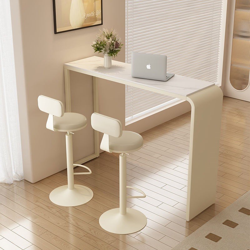 吧台桌家用简约h岩板高脚桌长条桌客厅沙发阳台隔断迷你休闲小吧