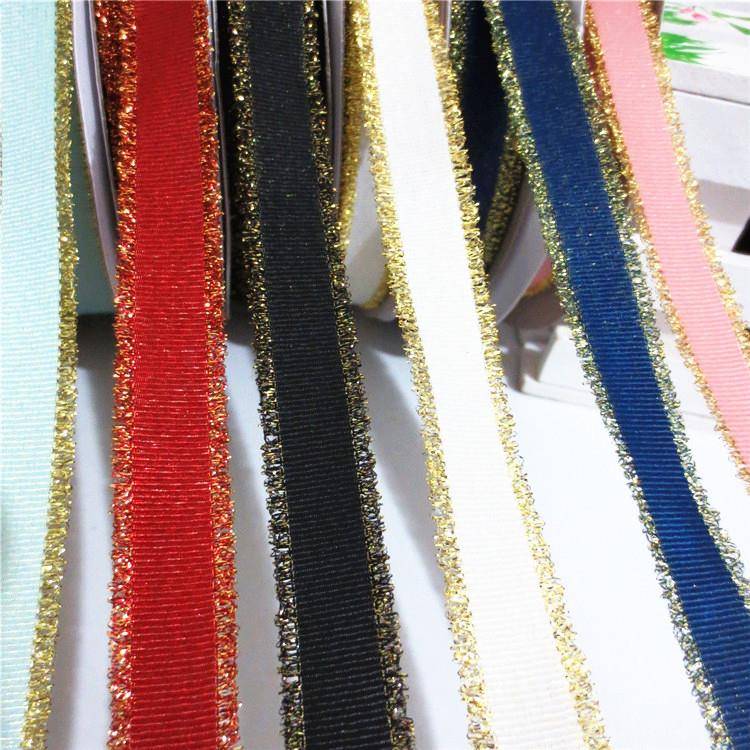 c1蝴.6m礼品蛋糕烘培婚礼日RHM装饰绑带金边节丝带彩带缎带礼物蝶