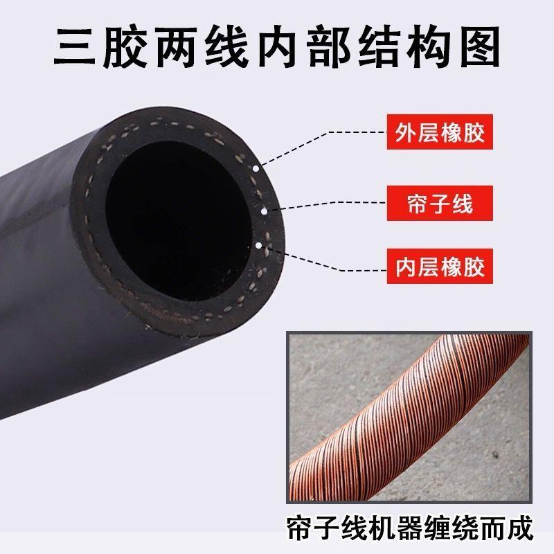 夹布橡胶管三胶两线耐高