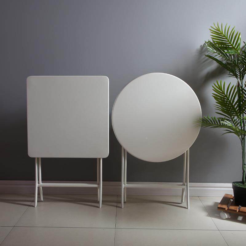 北欧简约izdz001闲n家s折小叠餐桌休简易用圆桌咖啡厅奶茶店方形