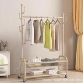 晾衣架衣地家落用可移动卧WOG凉衣架阳台挂室服架子室内简易杆衣