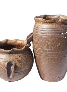 生态缸古缸法可陶鱼流水循环水造养景VMK庭院鱼池布置瀑布摆件无