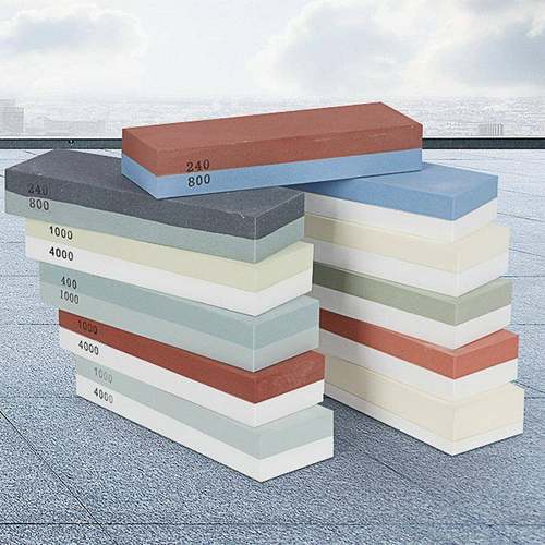 厨房HNE用工具家菜刀磨刀石双面油石1000/6砥00目精磨0抛光石磨刀