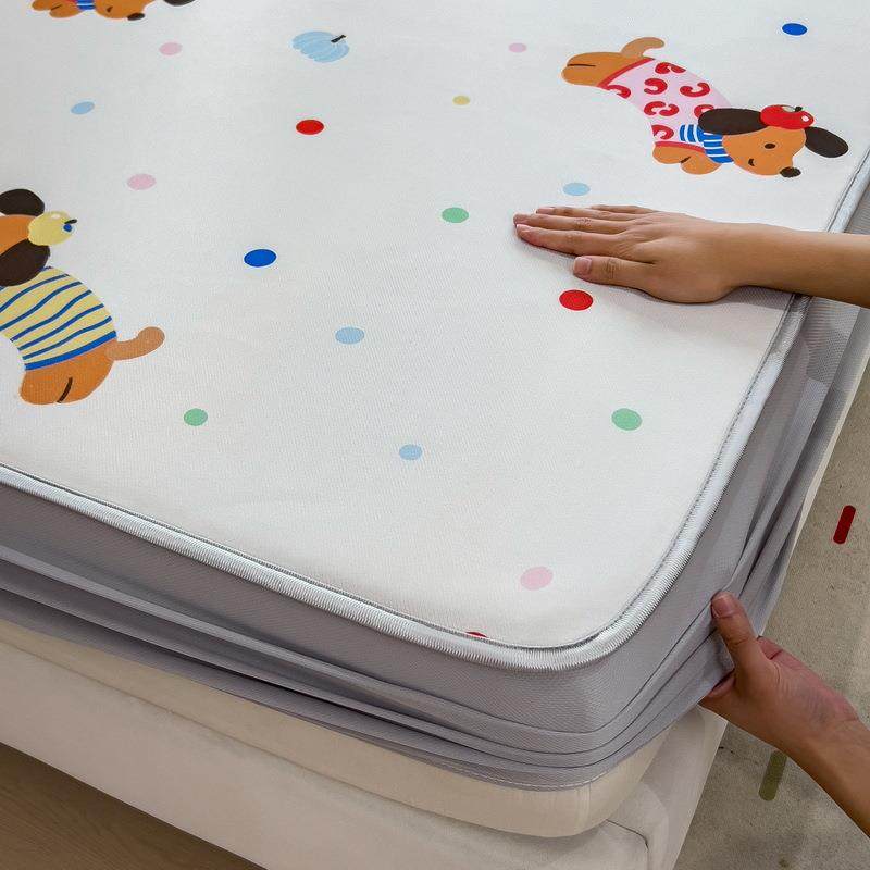 类2冰syf丝凉席夏季025新款夏天软凉席冰丝席可机水A洗草席子床笠