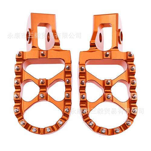 适用KT托M胡思装瓦GASGAS脚踏板脚钉板越纳野摩车改配件KTM胡思CN