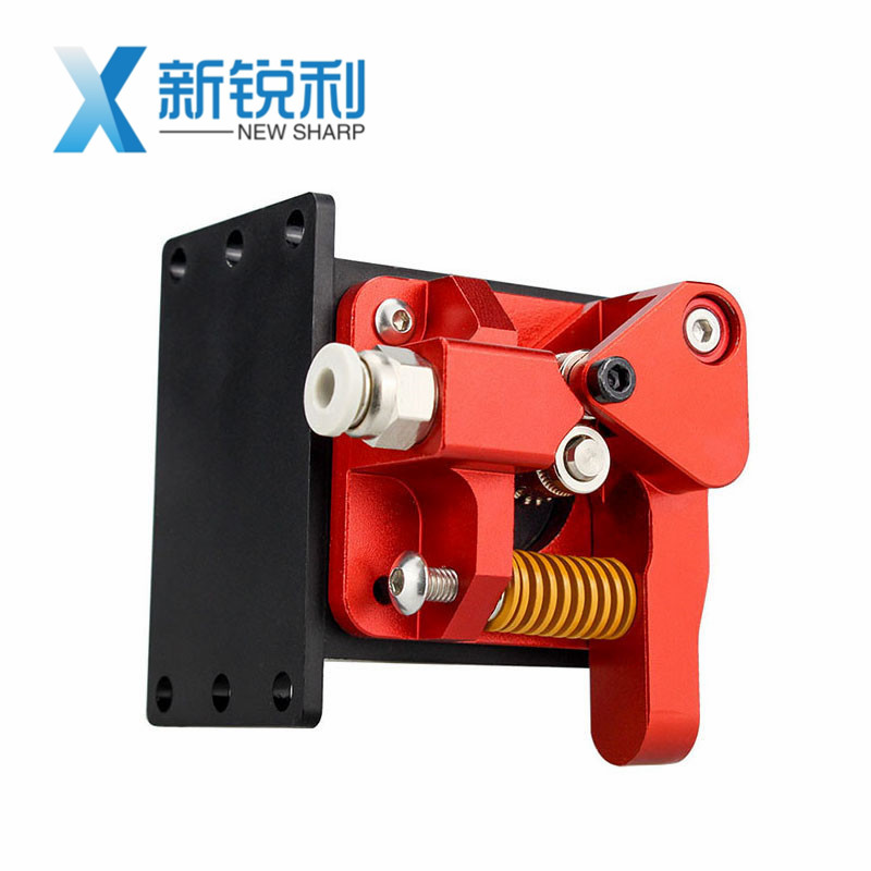 3D打印机配件 CR10SPRO挤出机 Btech红色双滑轮柔性耗材挤料机MK8