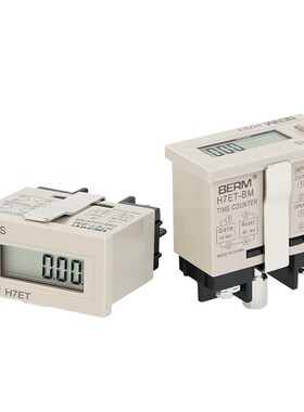 H7ET累时器电子数显工业计时器无电压设备记时间记时器S M H秒 分