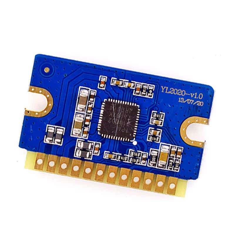 12V24V迷你D类数字左右双声道功放板模块车载音响喇叭改装diy配件