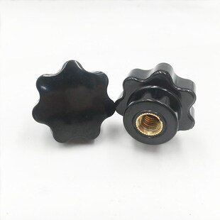 梅花手柄螺丝手拧星型把手胶木旋钮M5/6/8/10/16手轮螺栓七星螺母