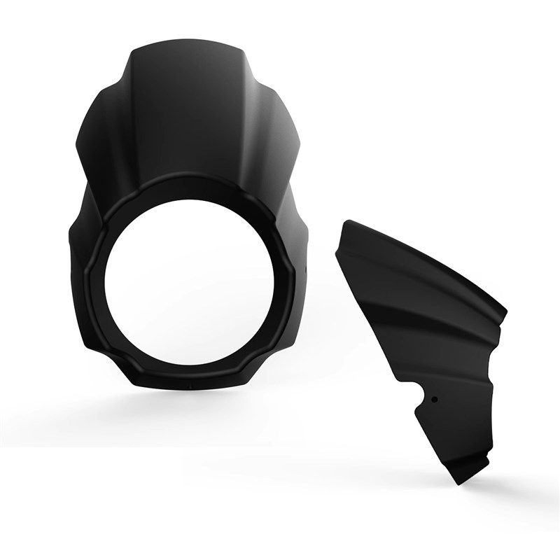 豪爵TR300 Plus版改装原装大灯猪头罩无损直上罩异形车头罩配件