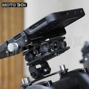 春风450clc奔达金吉拉450改装手机支架摩托车防震手机导航专用