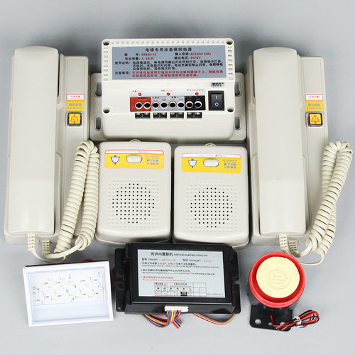 电梯三方通话五方对讲系统 德凌NKT/NBT无线楼宇对讲主机电话配件