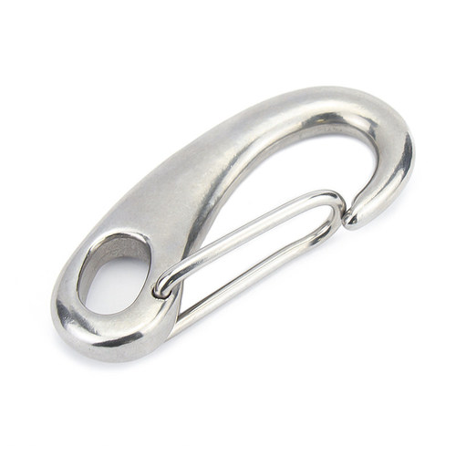 304不锈钢蛋形弹簧扣龙虾钩蛋型卸钢丝绳快挂卸扣M30M50M70M100