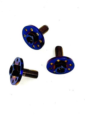 适用DIO50ZX50 JOG50/90 EVO面板螺丝 大头螺丝不锈钢彩钛 6-16MM