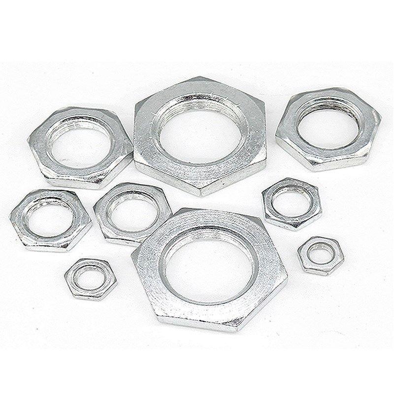 SC/QGB标准气缸活塞杆螺母内六角镀锌M10 M12*1.25 M16 M20*1.5