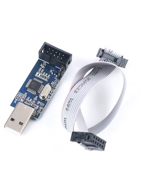 USB ASP下载器/USB ISP下载线 51 52 AVR 编程器ISP ATMega8
