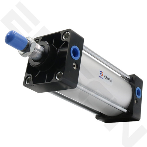 亚德客型标准气缸小型气动SC63/80X25/50/100大推力行程可调气缸