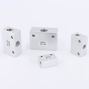 气动梭阀逻辑阀或阀ST梭动阀双压阀流量控制阀KS气控阀开关配件KV