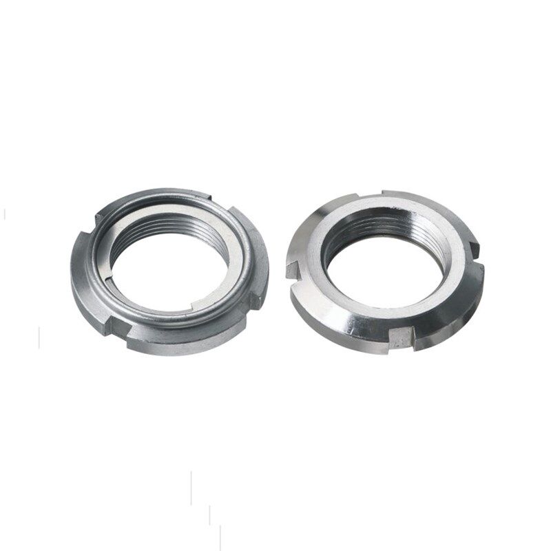 (品质保证)精密U型圆螺帽FUNTS17金属自锁螺母开槽式锁紧螺母