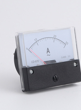 CD-670 30A交流电流表/直接式/铜线/长城电表70X60