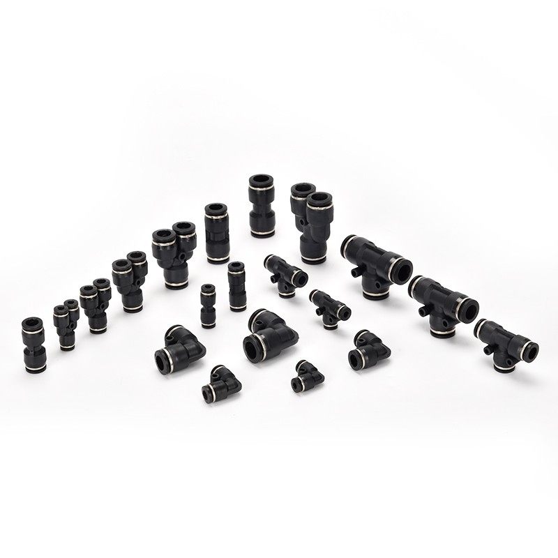 气动快速接头 三通PE PY 直通PU 4 6 8 10 12 气管接头 PV PZA PK