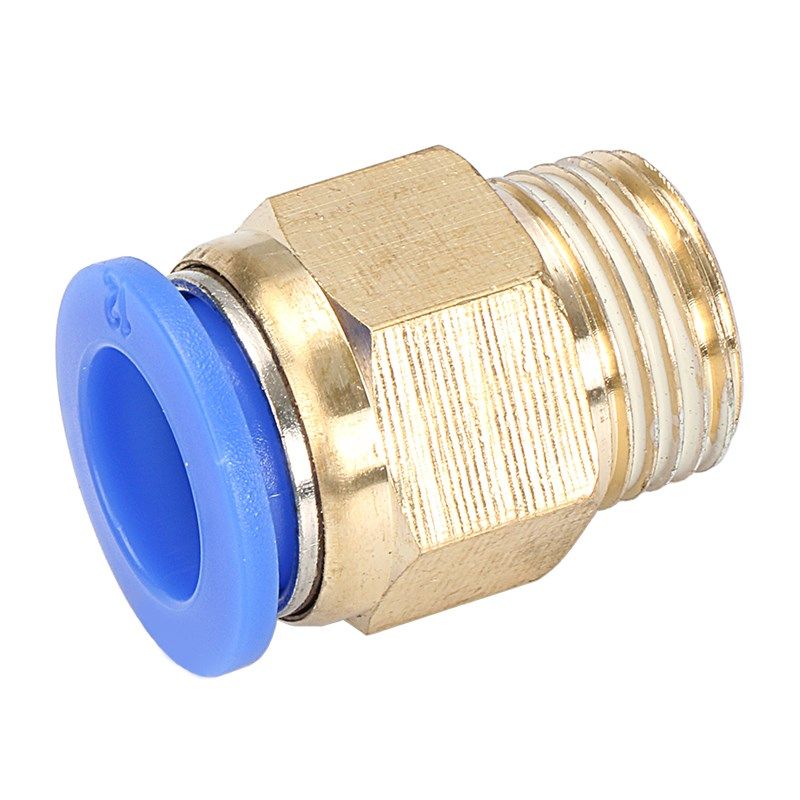 气动快速16/14插气管接头PC8-02螺纹直通4-M5/6-01/pc10-03/12-04