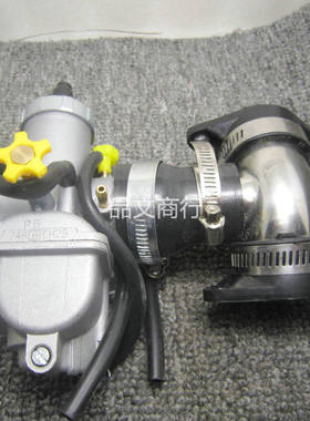 摩托车天王250/125改装侧装化油器接口油道 XV250/XV125改装接口