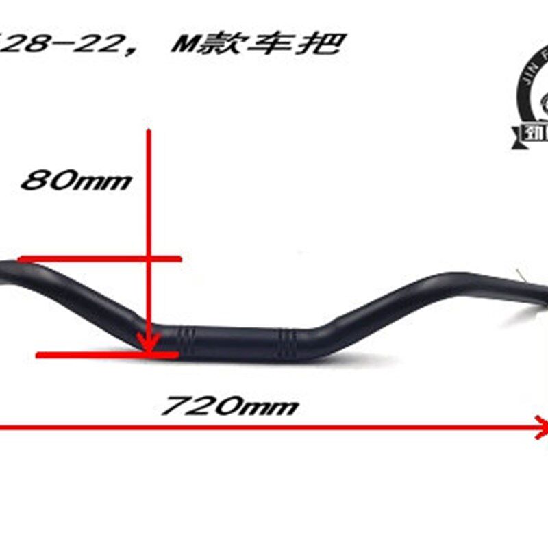 复古摩托车GV300无极幼狮500宗申RE3奔达金吉拉变径车把高把平把