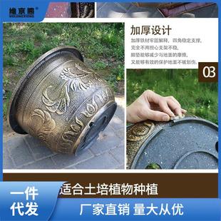 特大号花盆树脂加厚仿陶瓷铁树大花盆 果树阳台庭院种树西辰