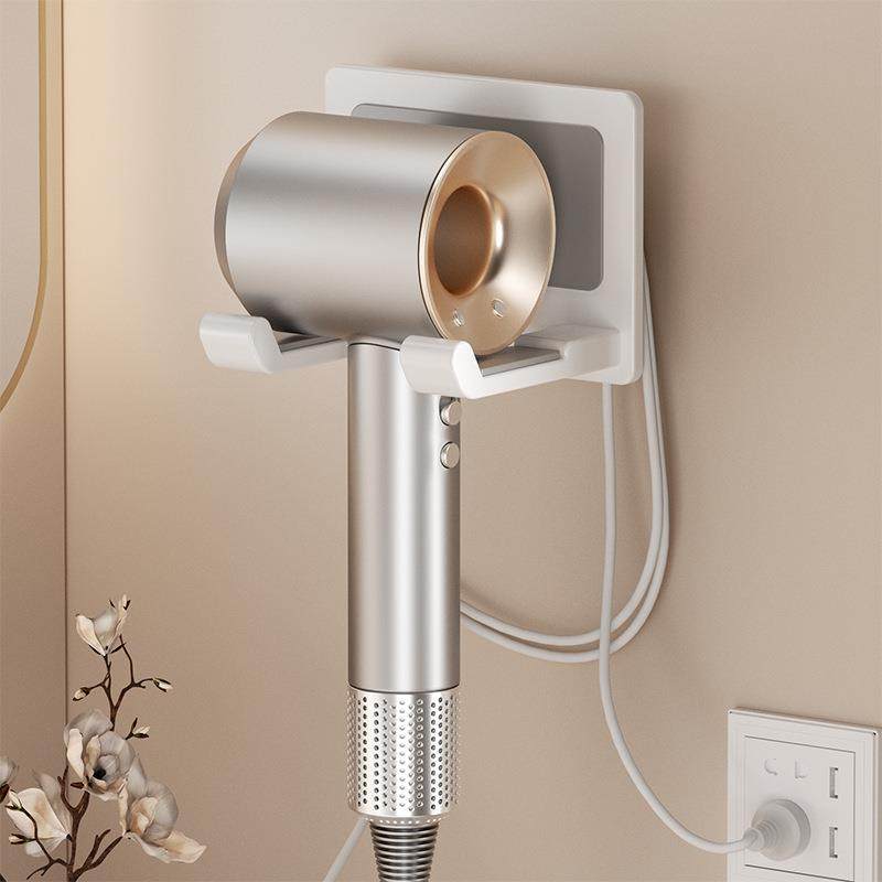 吹风机置物架免打孔卫生间收纳绕线电吹风挂架吹风筒支架浴室架子,家庭/个人清洁工具,吹风机置物架,淘宝优惠券,粉丝福利购,淘宝优惠卷