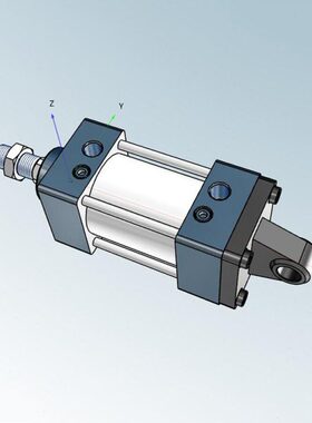 SC32大推力标准气缸SC40/50/63/80/100/125X15X50X75X100X120S-CA
