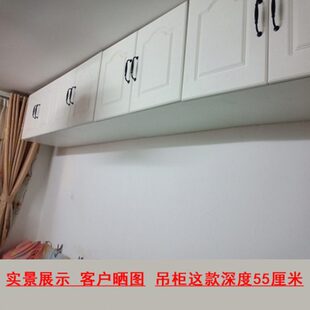定制吊柜衣柜顶部收纳柜储物柜单卖卧室顶柜加高衣橱收纳箱墙壁柜