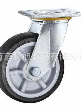 常成脚轮 总 K3 C13 4 5 6 8寸重型新款黑色老款咖啡色静音轮