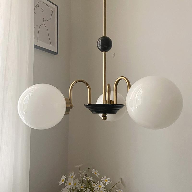 2021中古风北欧玻璃吊灯卧室客厅餐厅现代简约艺术衣帽间设计师灯
