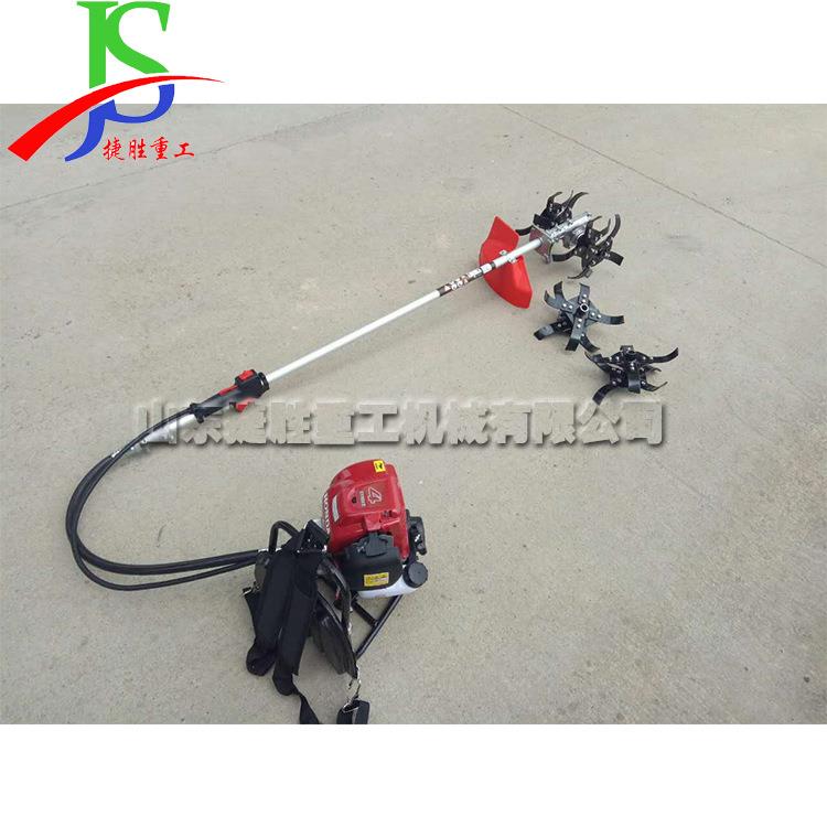 小型松土除草机器 葡萄园杂草锄地割草机 汽油型手持割草机