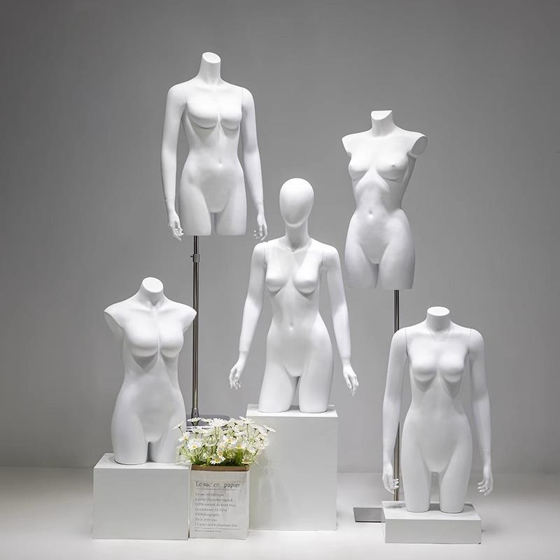 内衣模特道具女半身女装店文胸内裤陈列假人体橱窗胸罩身展示架
