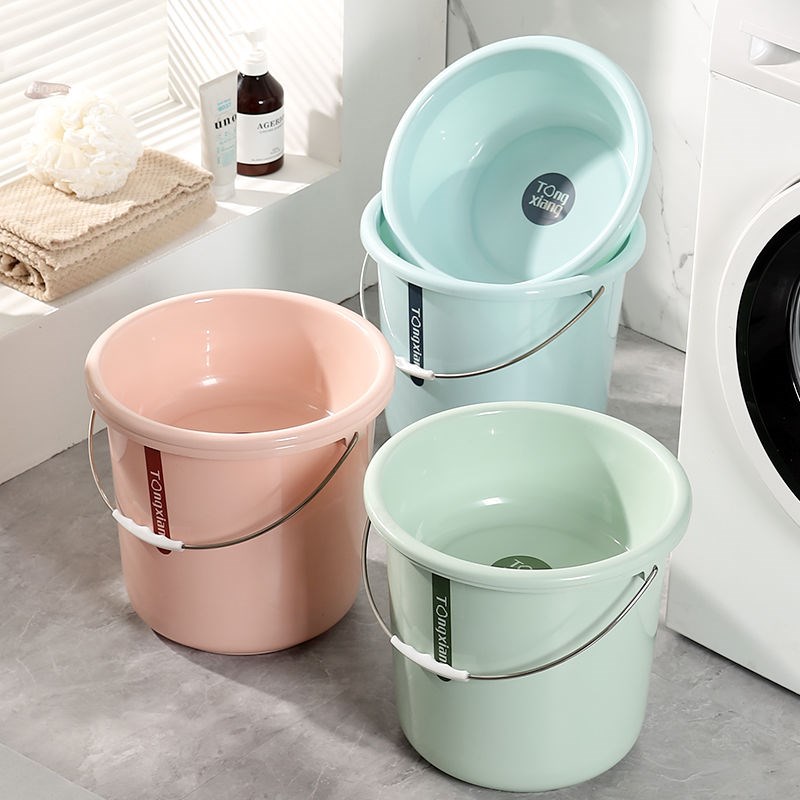家用手提大号水桶洗车桶s加厚储水塑料桶小圆桶学生宿舍洗澡洗衣