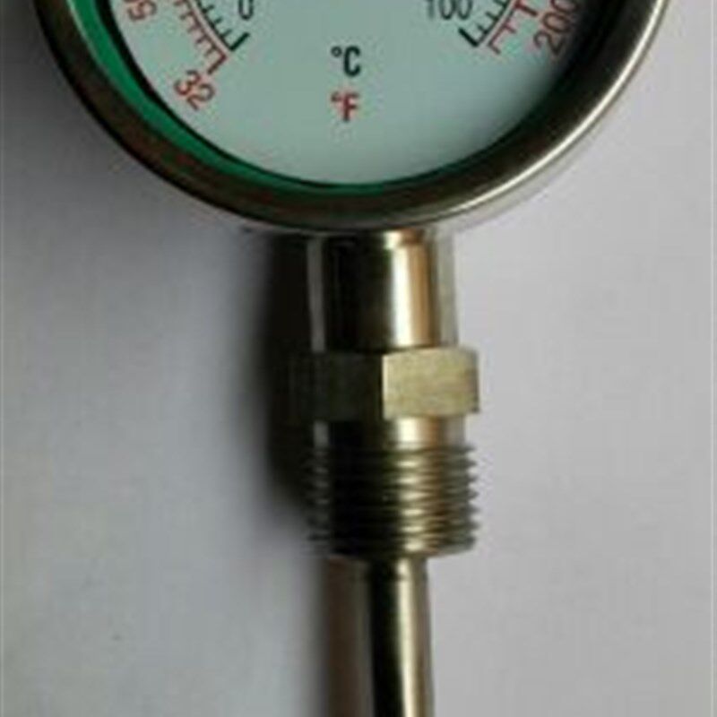 订货 不锈钢外牙双金属温度计 wss-313 0-100摄氏度 200华氏度