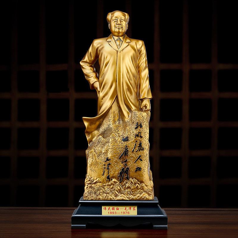 新款热销纪念毛肖像摆件工艺品客厅玄关酒柜办公室桌面伟人像纪∑