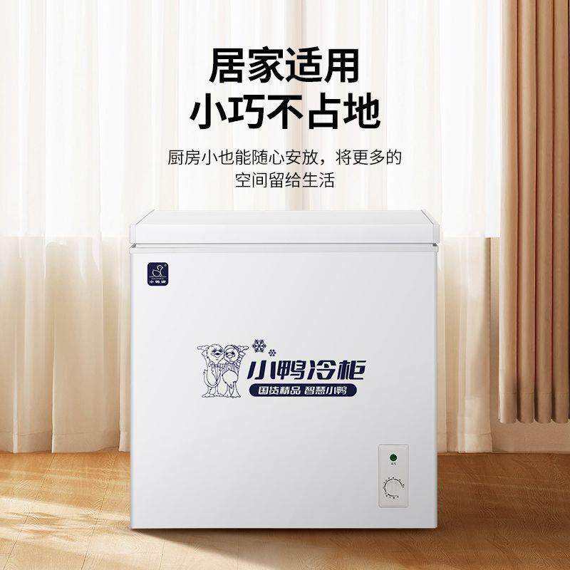 小鸭牌冰柜家用小型冷藏冷冻两用大容量冰箱车载宿舍出租屋小冰柜
