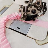 打褶皱器平车打皱压脚 多针一褶打皱器工业平车打折压脚 四针一褶