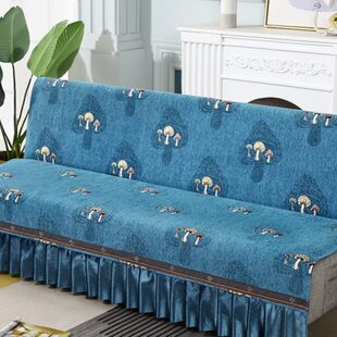 婴儿绒折叠沙发垫全盖沙发罩防滑四季通用简易单人双人三人沙发垫