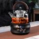 莺歌烧电陶炉小型高档围炉煮茶器迷你家用静音台式 煮茶炉烧水专用
