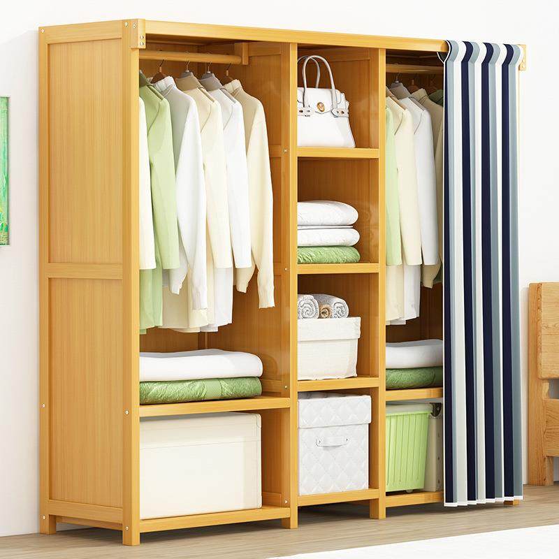 防尘实木衣柜出租房家用卧室柜子现代简约布帘衣柜衣帽架收纳衣橱,饰品/流行首饰/时尚饰品新,其他DIY饰品配件,淘宝优惠券,粉丝福利购,淘宝优惠卷